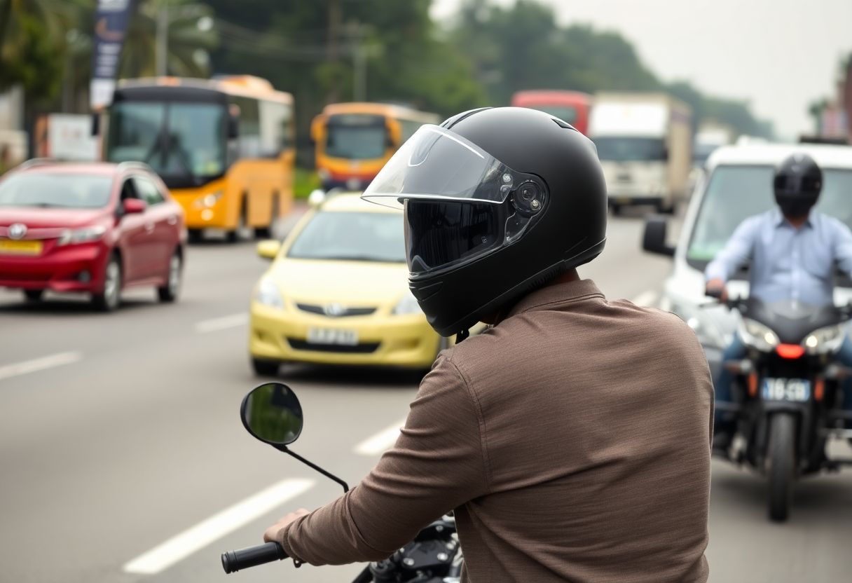 Pourquoi faut-il mettre son casque en moto ?