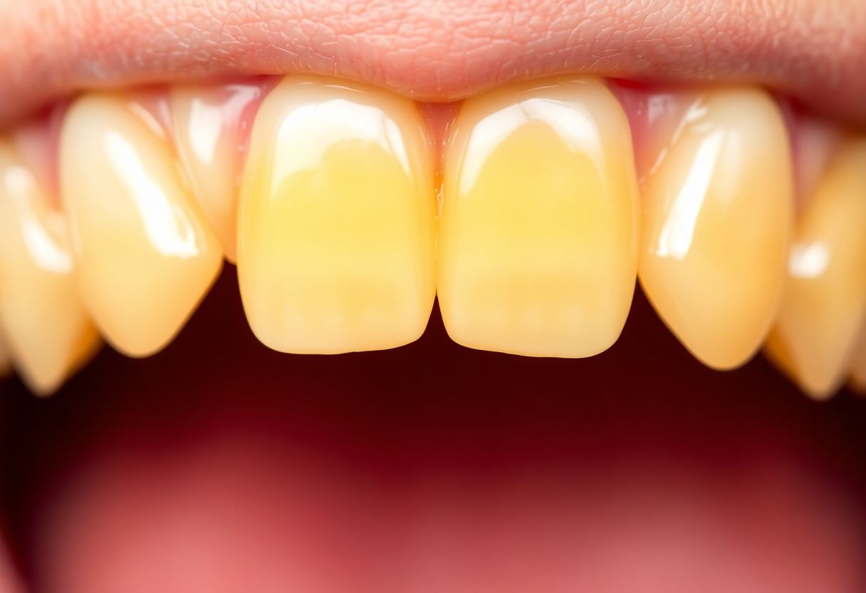 Pourquoi les dents jaunissent-elles ?